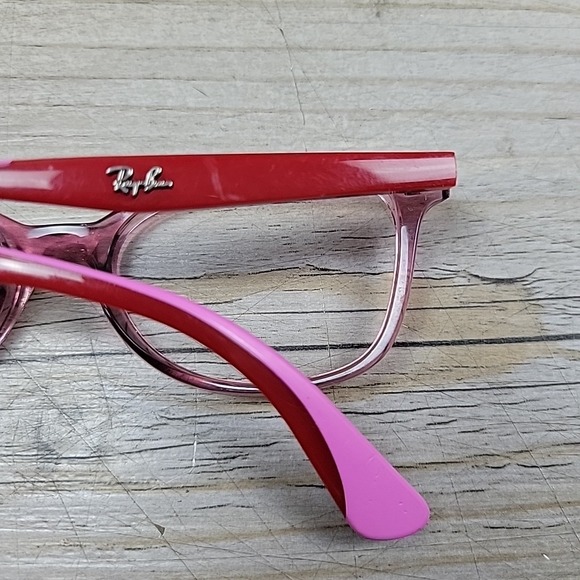 Ray-Ban Kids  RB1586 3777 Eyeglasses Clear Pink Red‎ 47-16-130 FRAMES ONLY - Picture 8 of 12